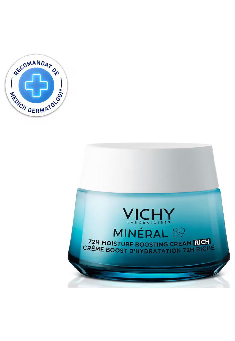 Vichy Crema hidratanta Mineral 89 cu acid hialuronic - 50 ml - Uscat