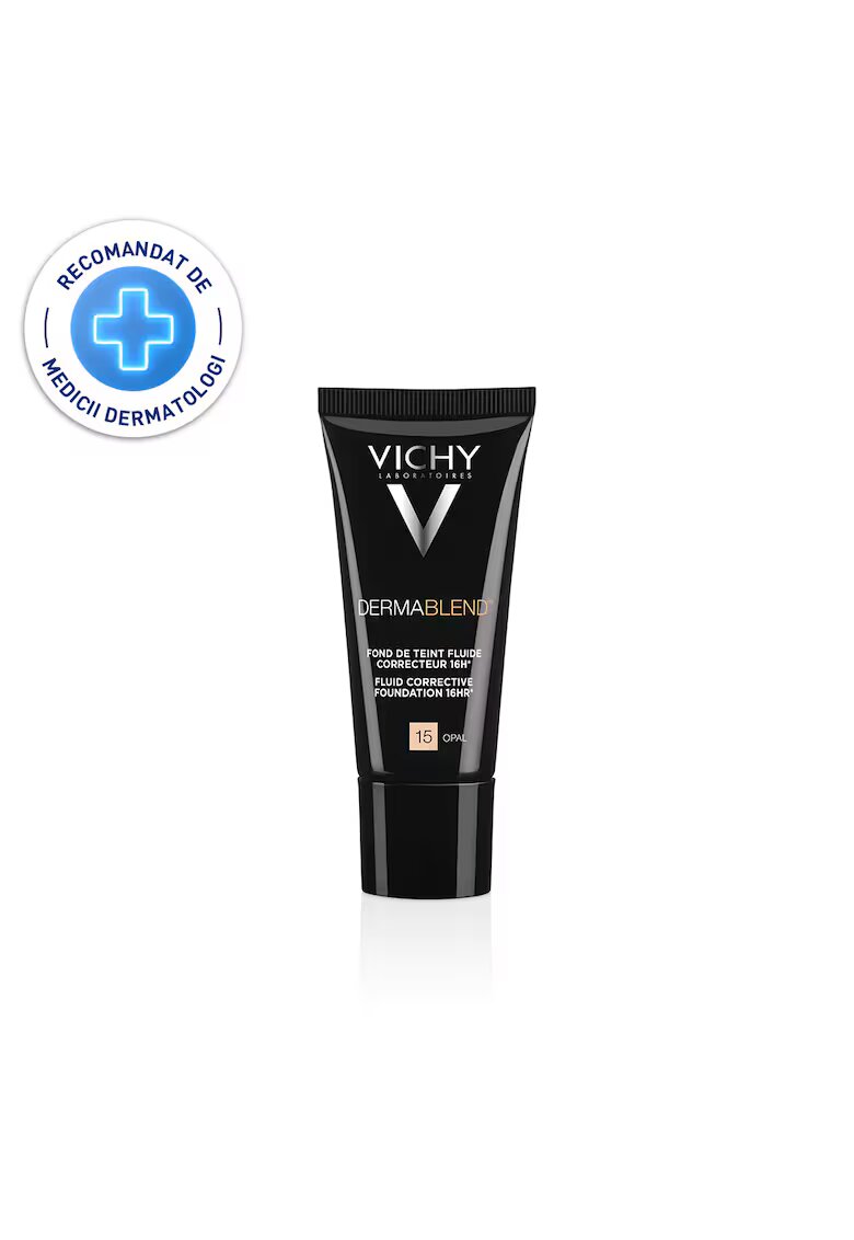 Vichy Fond de ten corector fluid rezistenta 16h SPF 35 Dermablend pentru tenul normal sau uscat - 30 ml - Opal