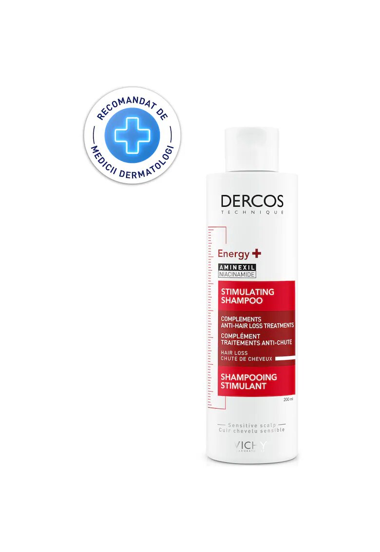 Vichy Sampon energizant Dercos Energy + impotriva caderii parului cu aminexil - 200 ml