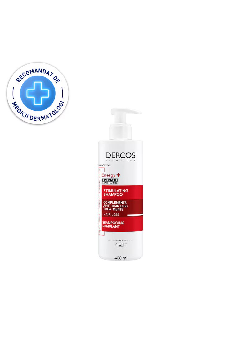 Vichy Sampon energizant Dercos Energy + impotriva caderii parului cu aminexil - 400 ml