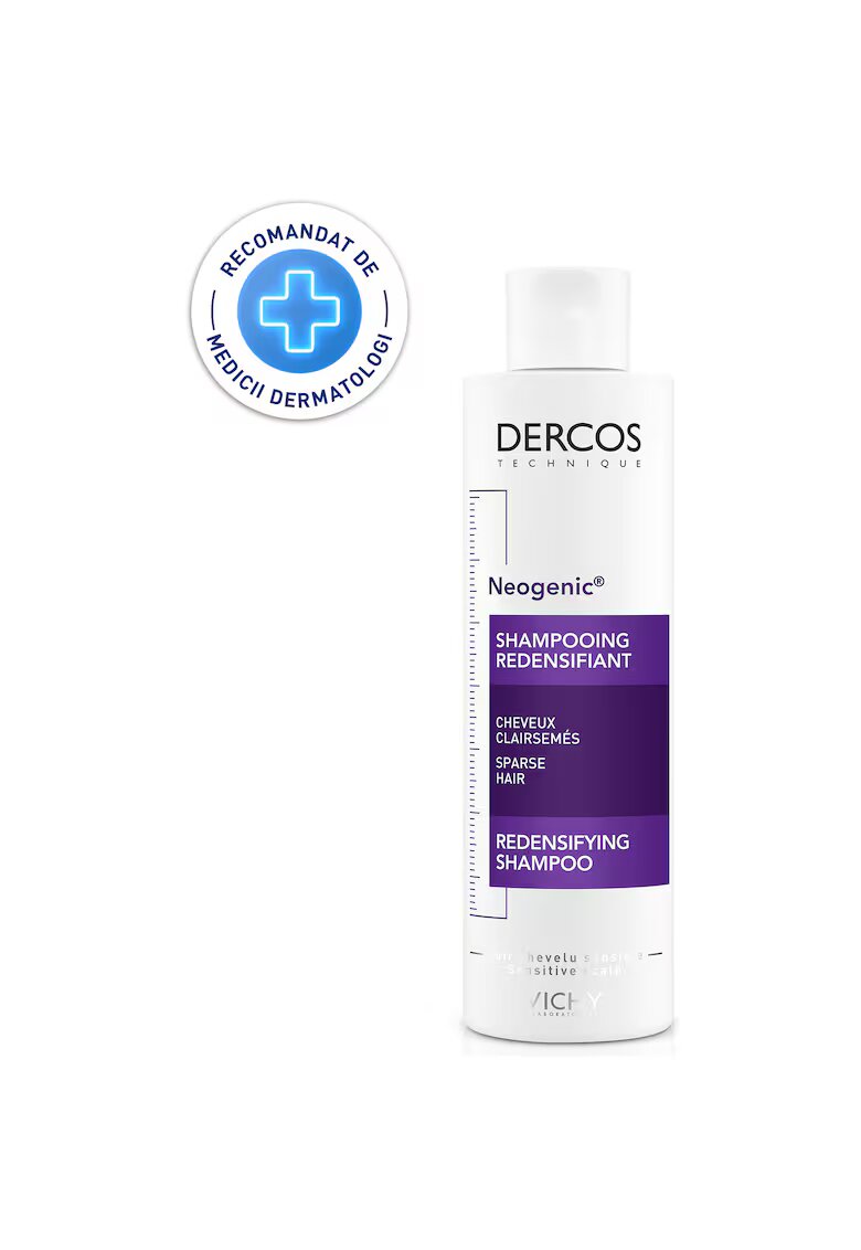 Vichy Sampon redensificator Dercos Neogenic cu stemoxidina pentru par rar - 200 ml