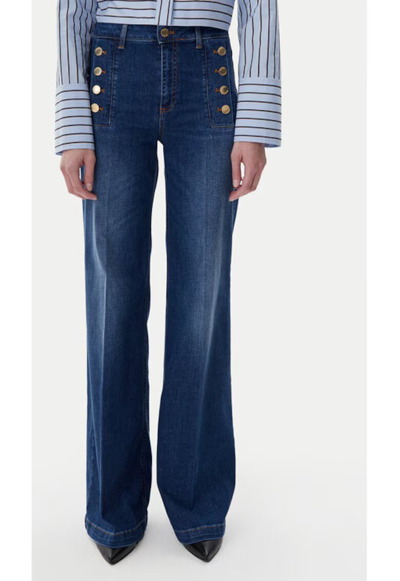 ViCOLO Blugi dama - 305405586 - Bumbac - Albastru - Albastru