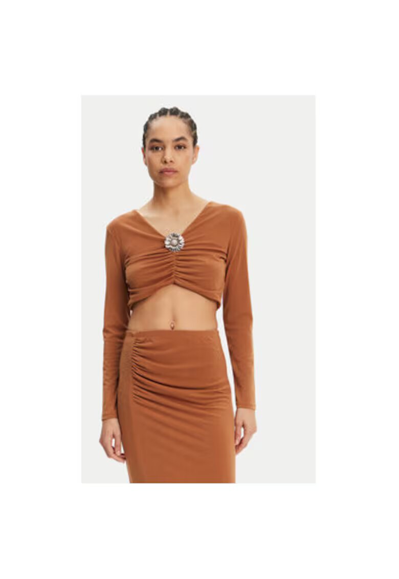 ViCOLO Bluza dama UD0026 - Poliester - Maro - Maro