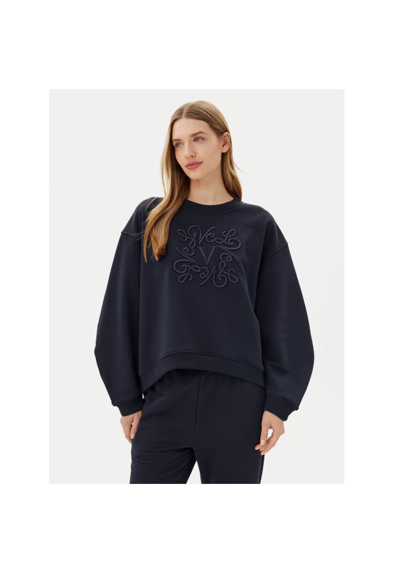 ViCOLO Bluza sport dama RD0178 - bumbac/elastan - bleumarin -