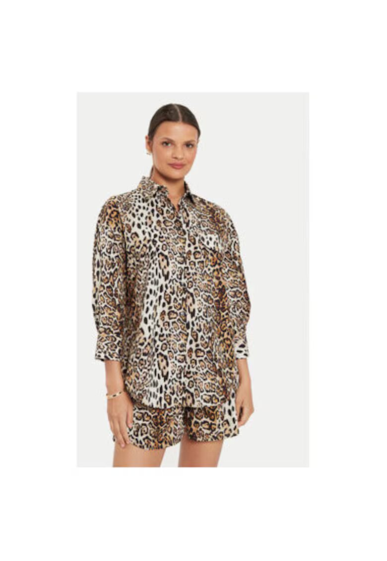 ViCOLO Camasa dama - 304591464 - Bumbac - Maro - Maro