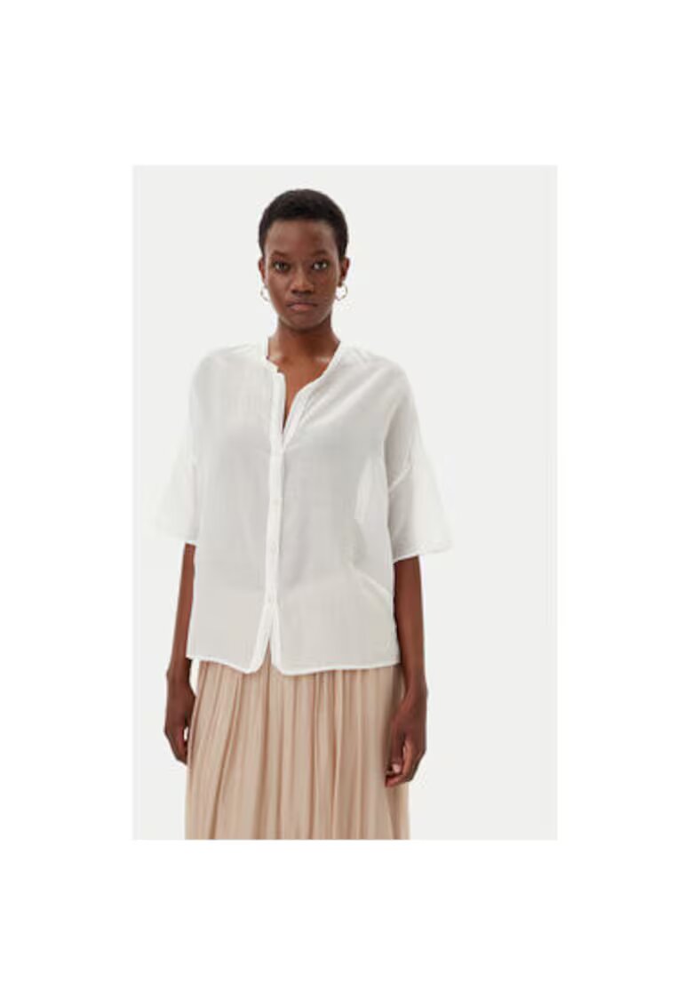 ViCOLO Camasa dama TD0648 - Bumbac - Alb - Alb