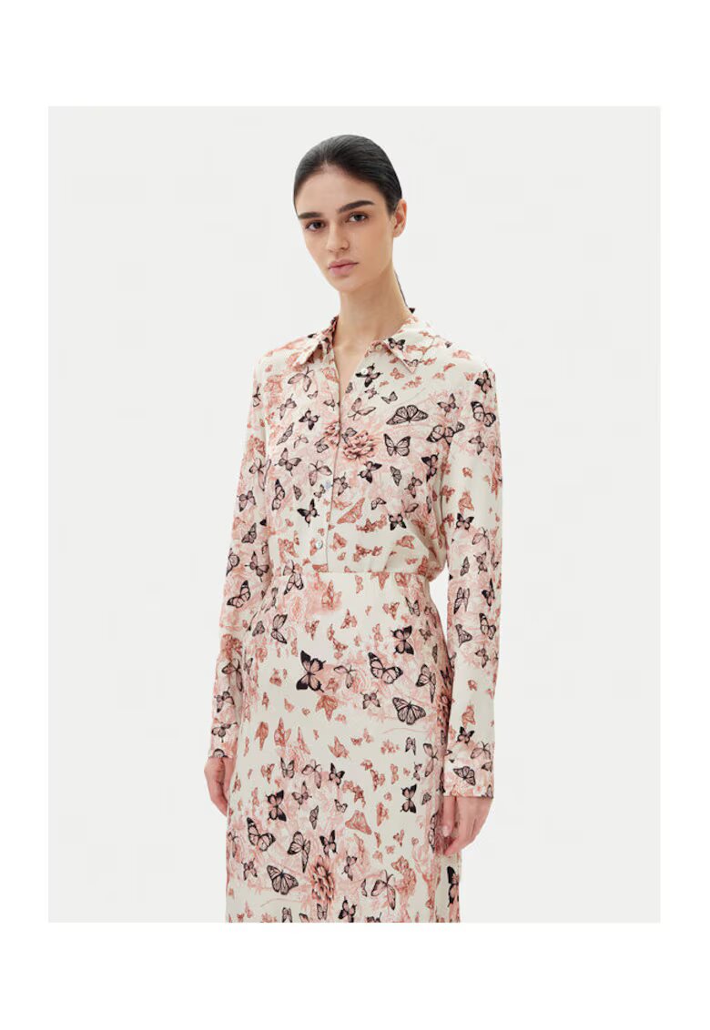ViCOLO Camasa dama TD0689 - Viscoza - Multicolor - Multicolor