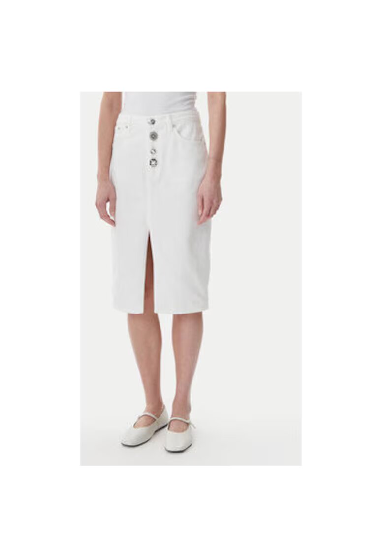ViCOLO Fusta dama - 305405593 - Bumbac - Alb - Alb