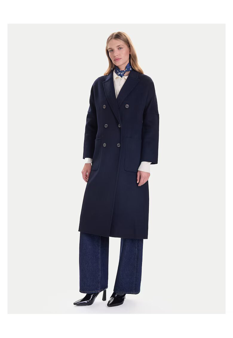 ViCOLO Palton dama bleumarin - lana