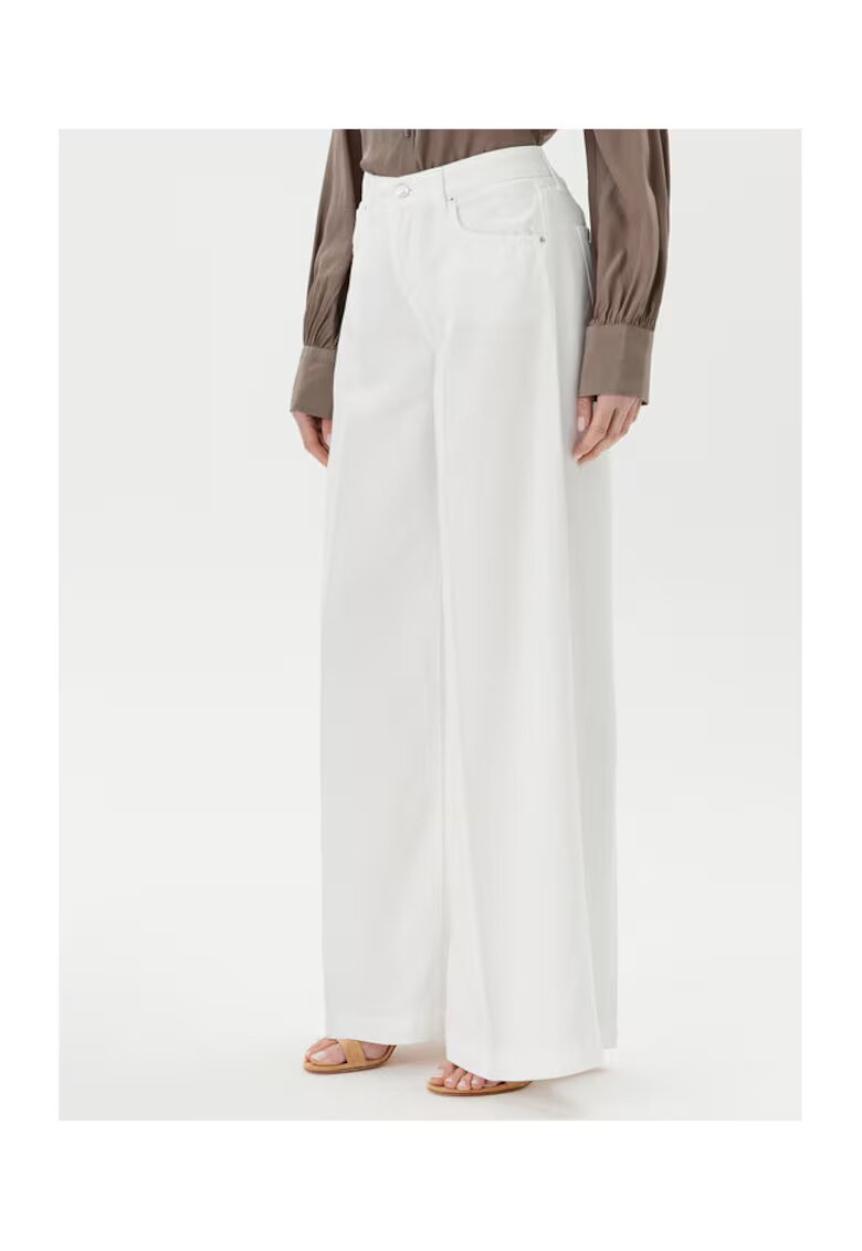 ViCOLO Pantaloni dama DD5043 - Lyocell - Alb - Alb