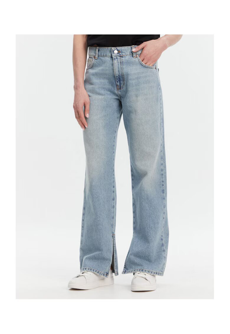 ViCOLO Pantaloni dama DD5065 - Bumbac - Albastru - Albastru