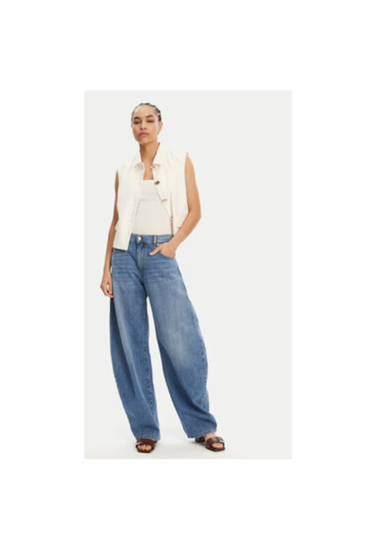 ViCOLO Pantaloni dama DD5117 - Bumbac - Bleumarin - Bleumarin