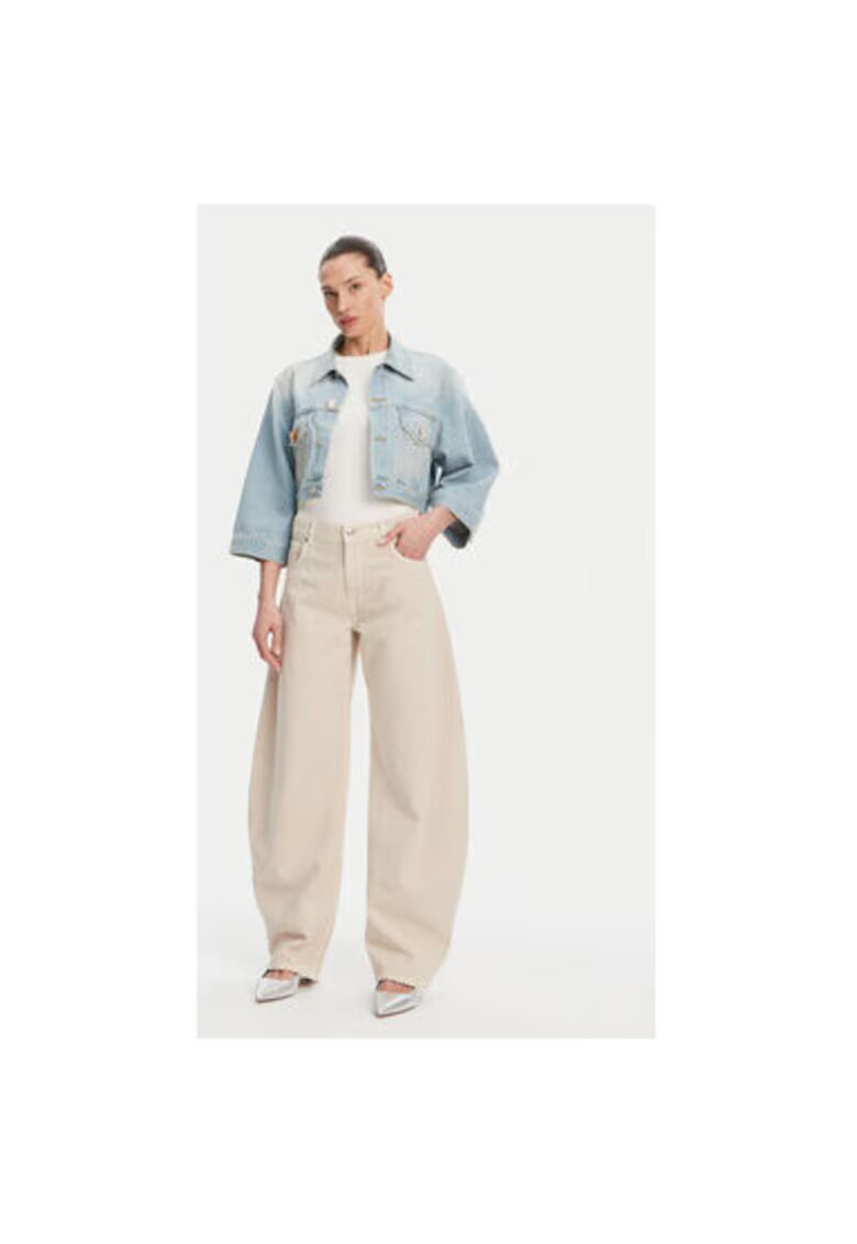 ViCOLO Pantaloni dama DD5146 - Bumbac - Bej - Bej