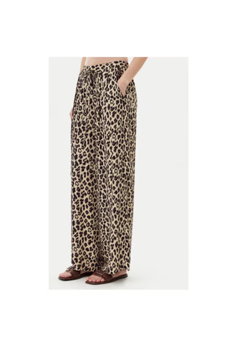 ViCOLO Pantaloni dama TD1432 - Viscoza - Bej - Bej