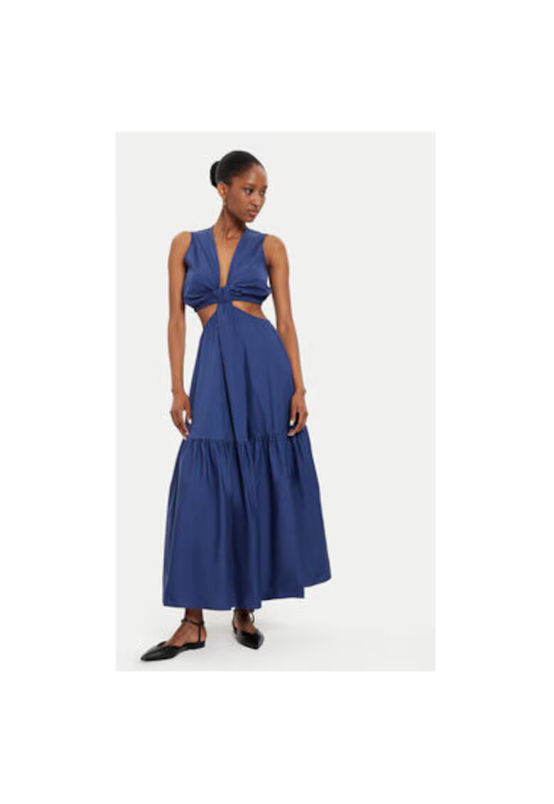ViCOLO Rochie dama - 304686283 - Bumbac - Albastru - Albastru