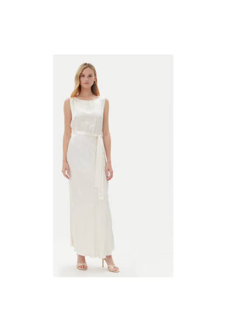 ViCOLO Rochie dama TD0766 - Viscoza - Ecru - Ecru