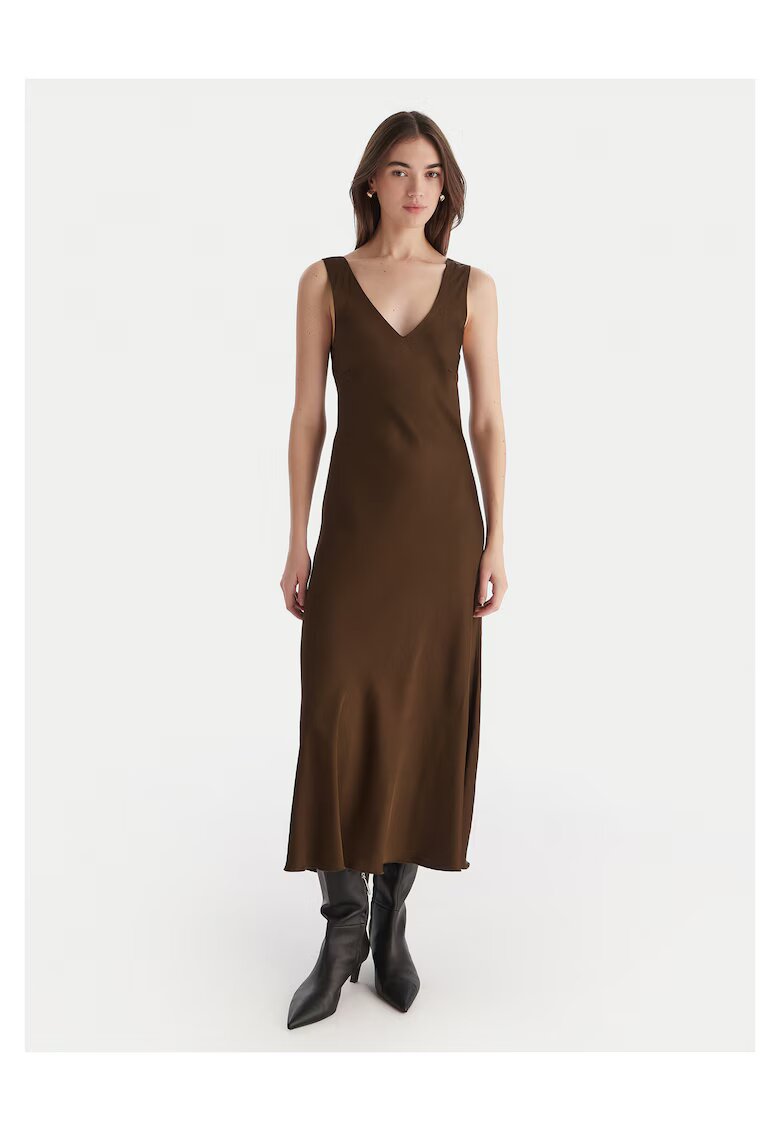 ViCOLO Rochie de cocktail - maro - fabrica de calitate
