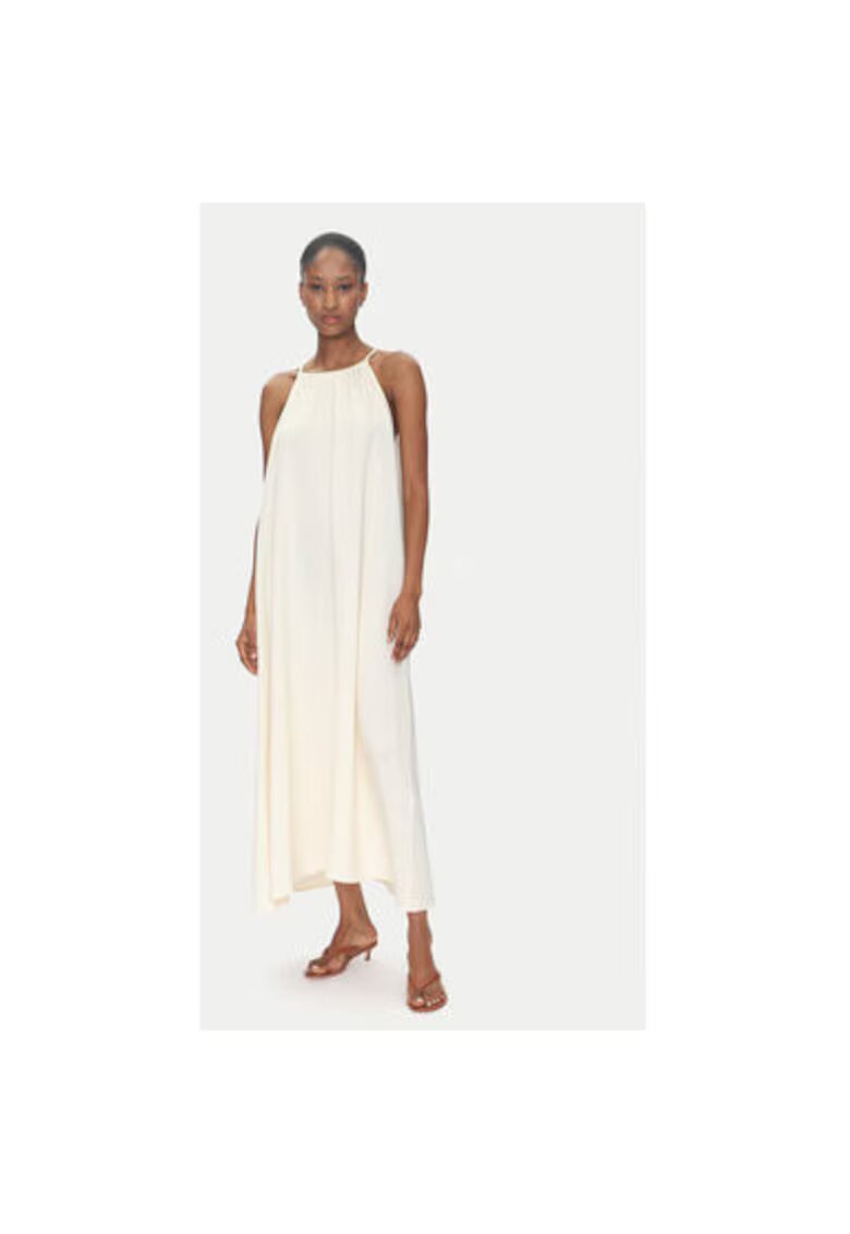 ViCOLO Rochie de vara dama TD0757 - Viscoza/Rayon - Ecru - Ecru