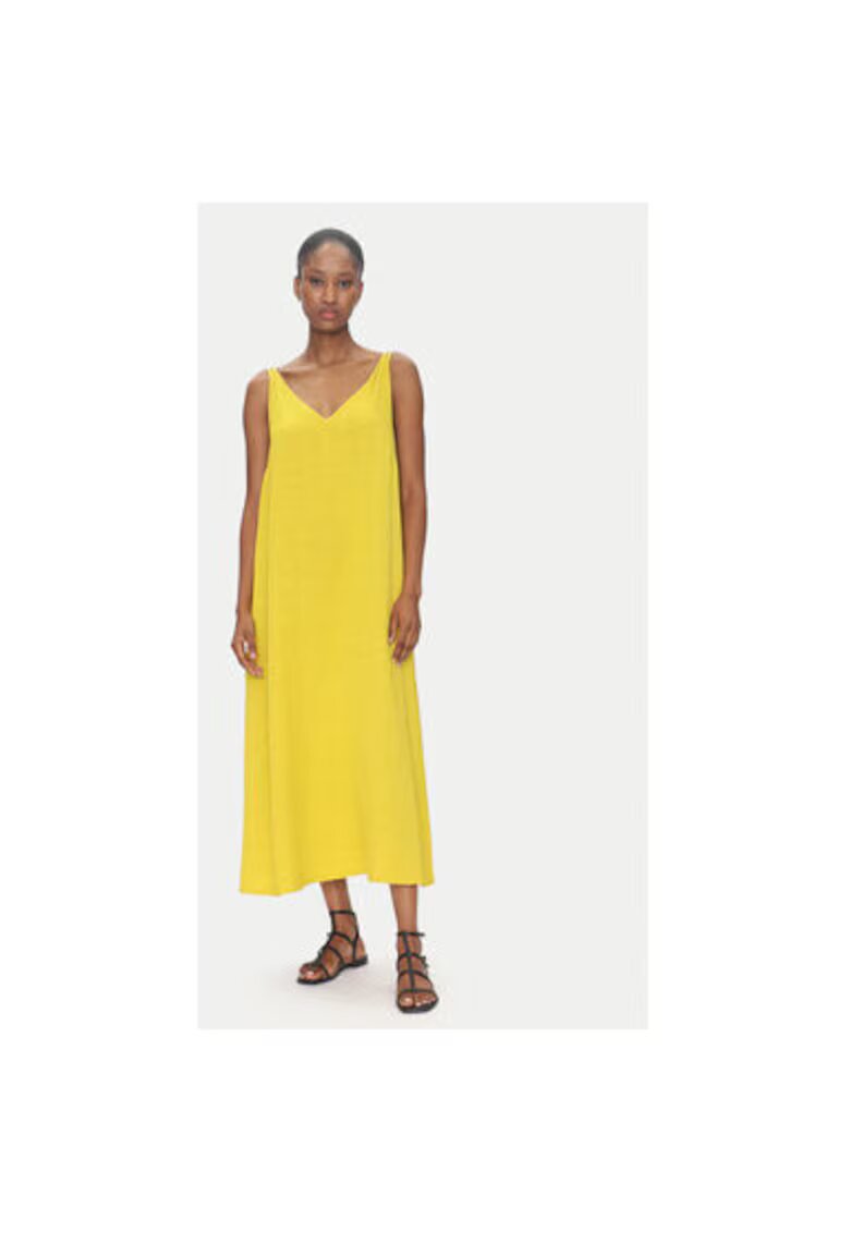 ViCOLO Rochie de vara dama TD0758 - Viscoza/Rayon - Galben
