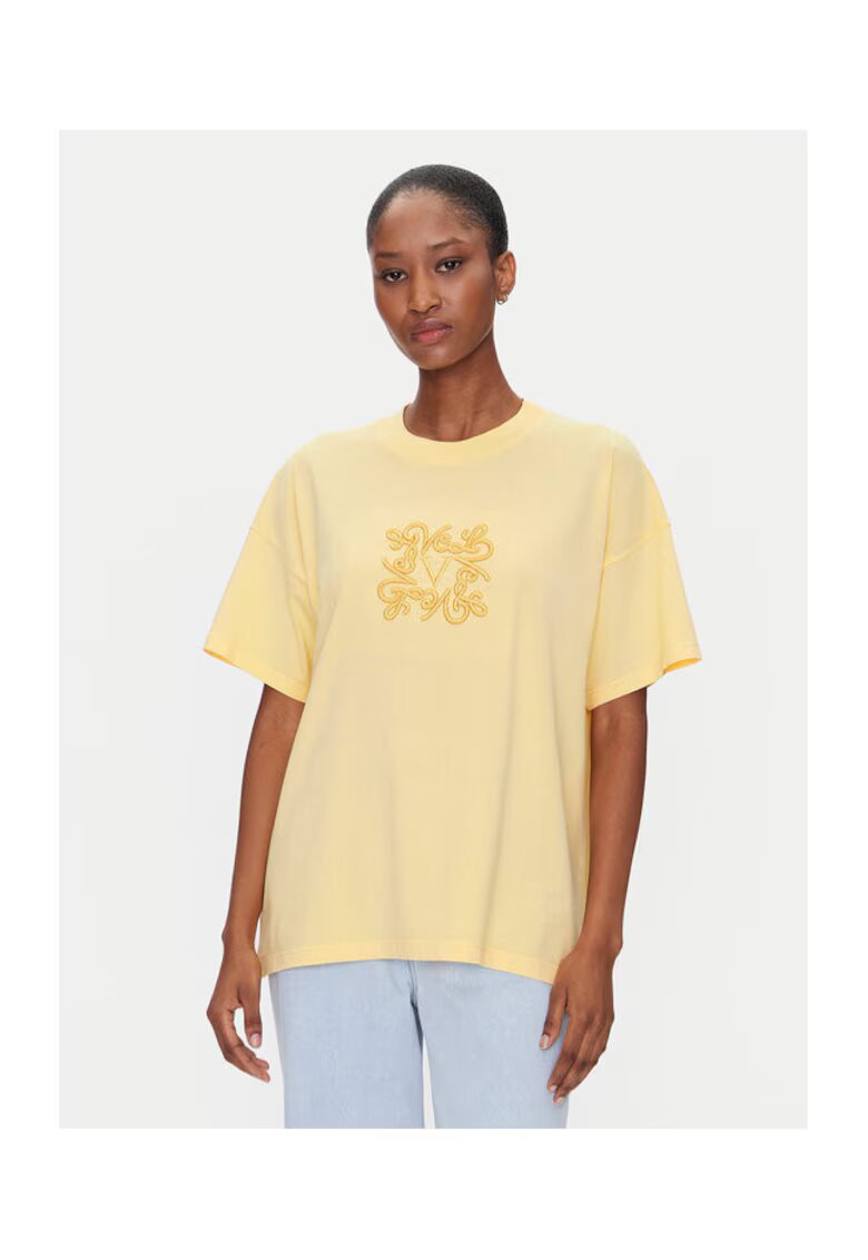 ViCOLO Tricou dama RD0119 - Bumbac - Galben - Galben