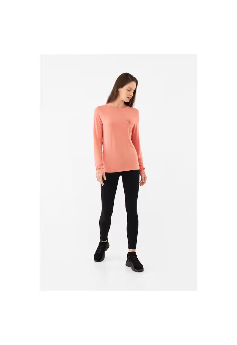 Viking Bluza Cu Maneca Lunga Pentru Femei Escalante Bamboo - Roz