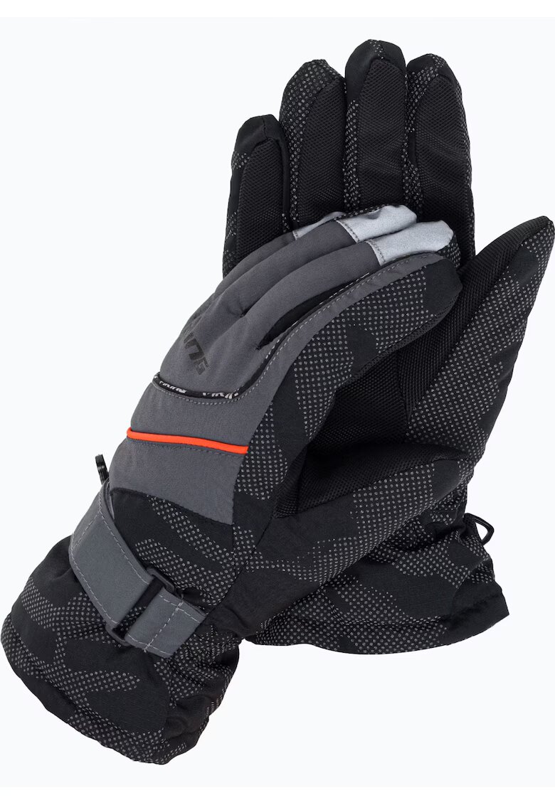 Viking Manusi de schi pentru copii - Poliester - Negru/Gri -