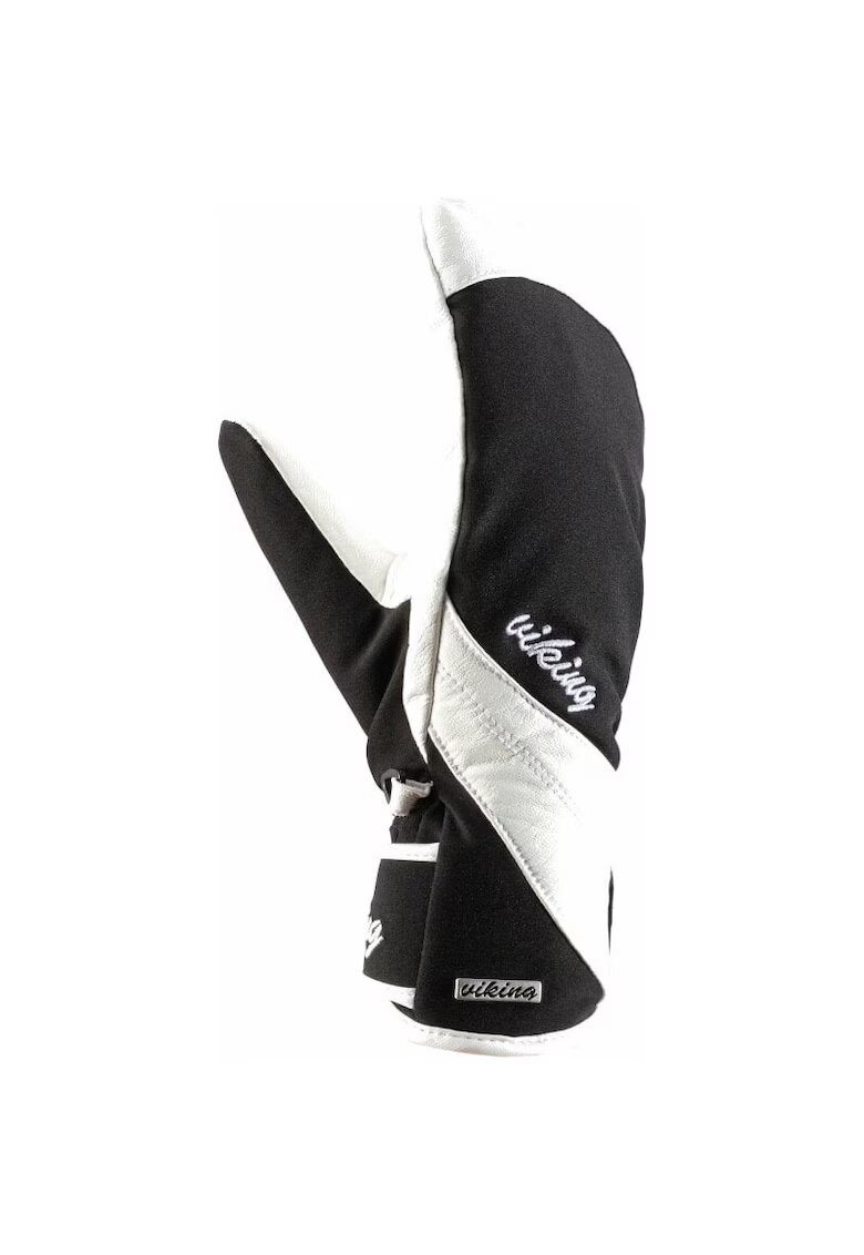 Viking Manusi sport Aurin - izolatie PrimaLoft Gold - piele naturala - alb/negru -