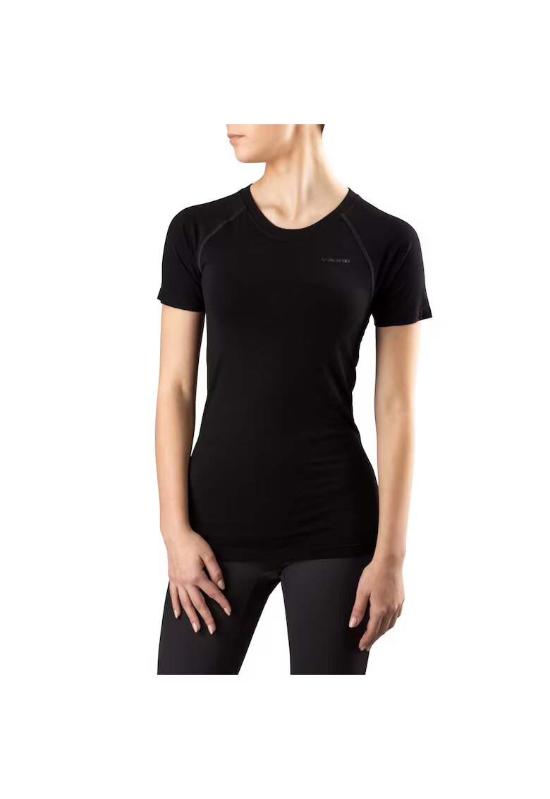 Viking Tricou sport unisex - Poliester/Elastan - Negru - Negru