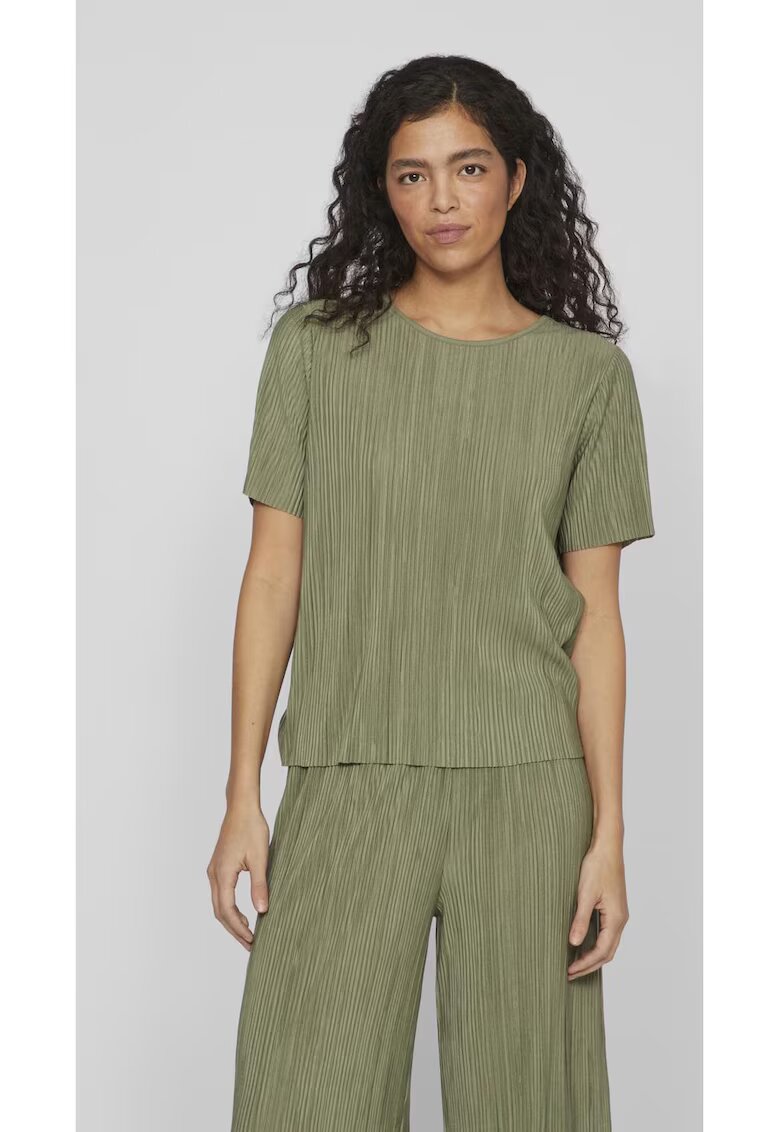 Vila Bluza dama 7233 - Poliester - Verde