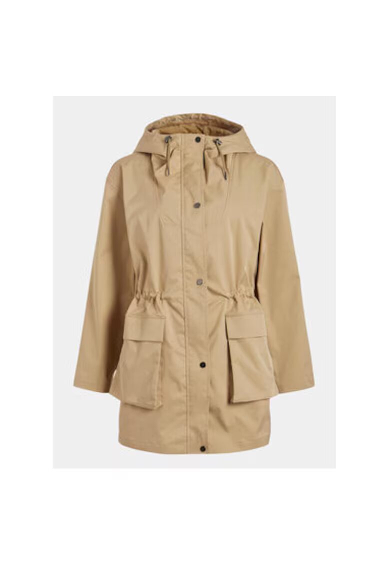 Vila Geaca parka dama - 303499679 - Poliester - Bej - Bej