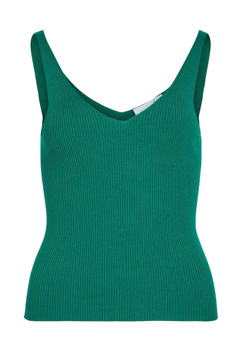 Vila Top dama 14104135 - Viscoza/Nylon - Verde - Verde