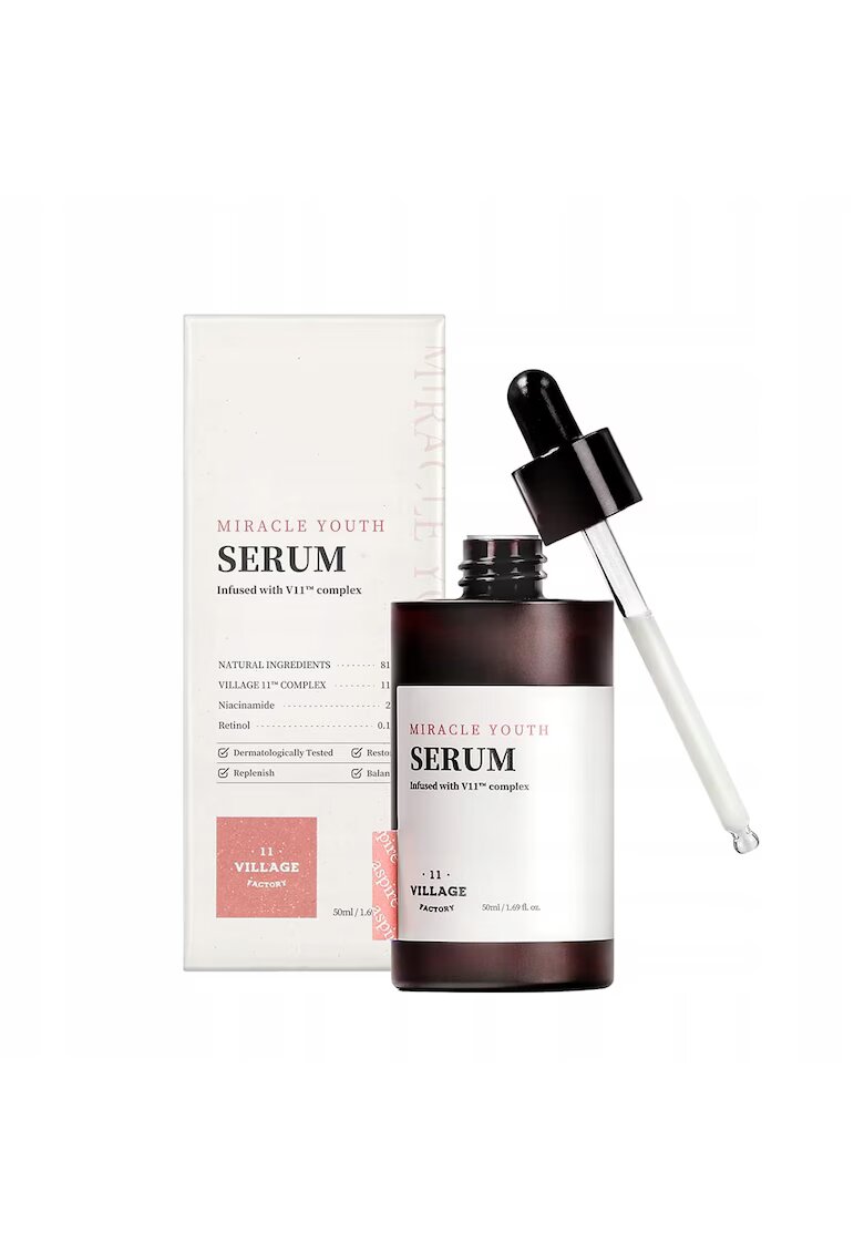 Village 11 Factory Miracle Youth Serum Ser de fata intens hidratant 50 ml