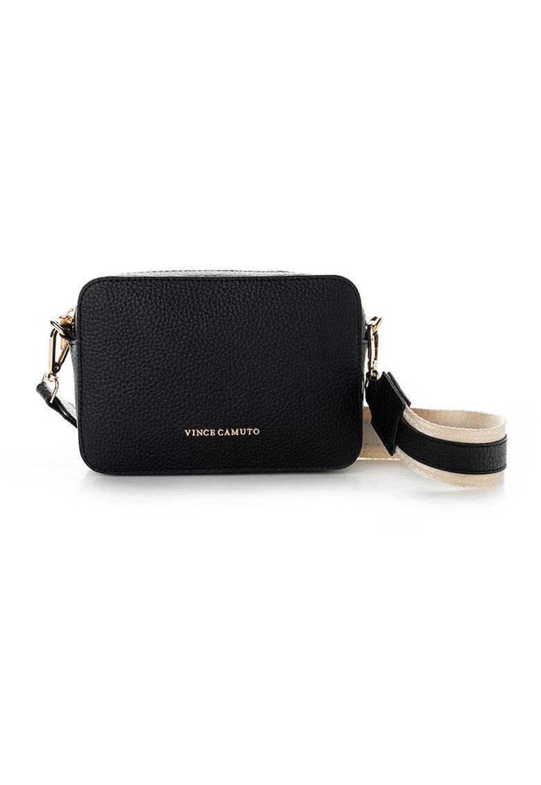 Vince Camuto Geanta crossbody din piele ecologica - Alb fildes/Negru - 13 x 19 x 6 CM