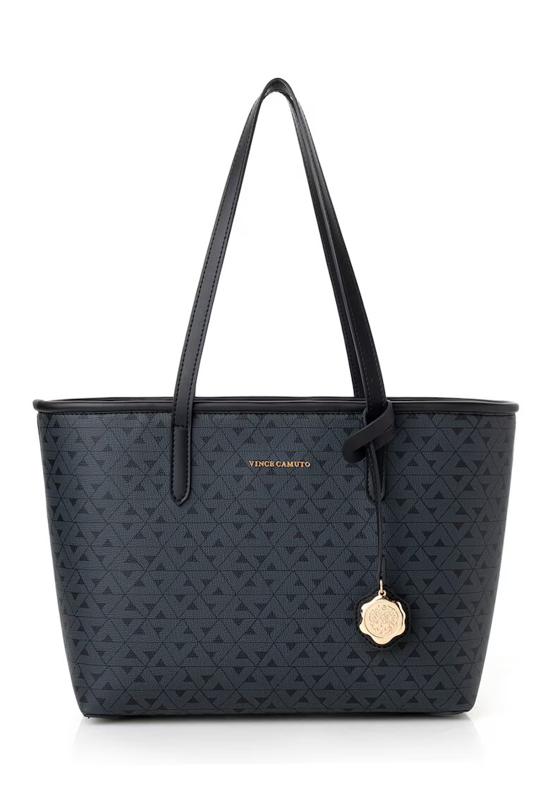Vince Camuto Geanta shopper de piele ecologica - Negru/Gri carbune