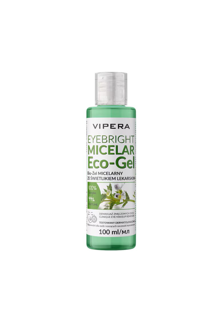 Vipera Gel micelar demachiant micelar Eco Bright - 100 ml - Normal