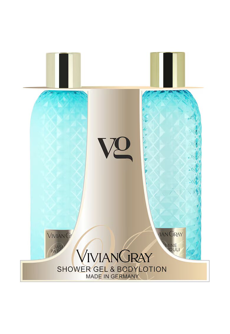 Vivian Gray body care set gemstone jasmine patchouli 2 x 300ml
