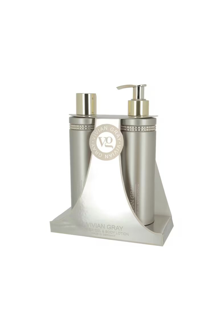 Vivian Gray Set Lotiune de corp Crystals Brown - 250 ml + Gel de dus - 250 ml