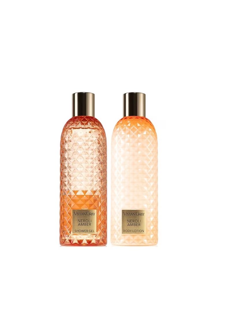 Vivian Gray Set Lotiune de corp Neroli & Amber - Unisex - 300 ml + Gel de dus - 300 ml