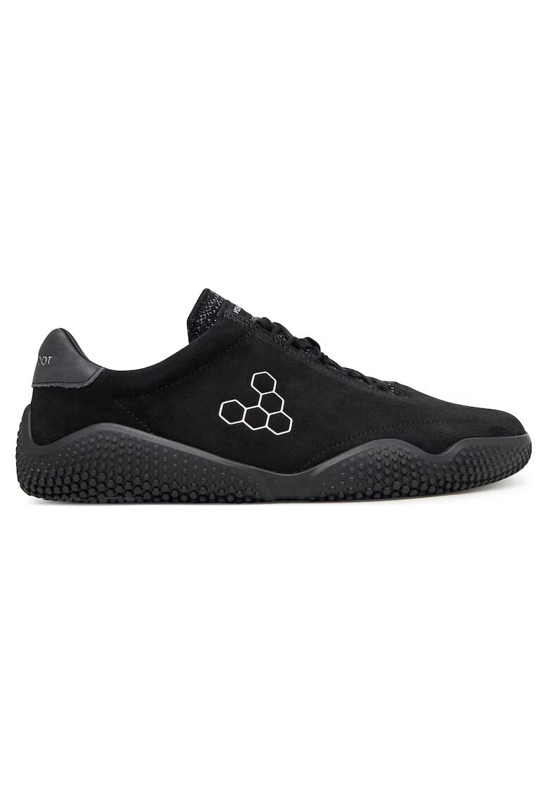 Vivobarefoot Pantofi sport barbati Obsidian 01 - negru - piele naturala
