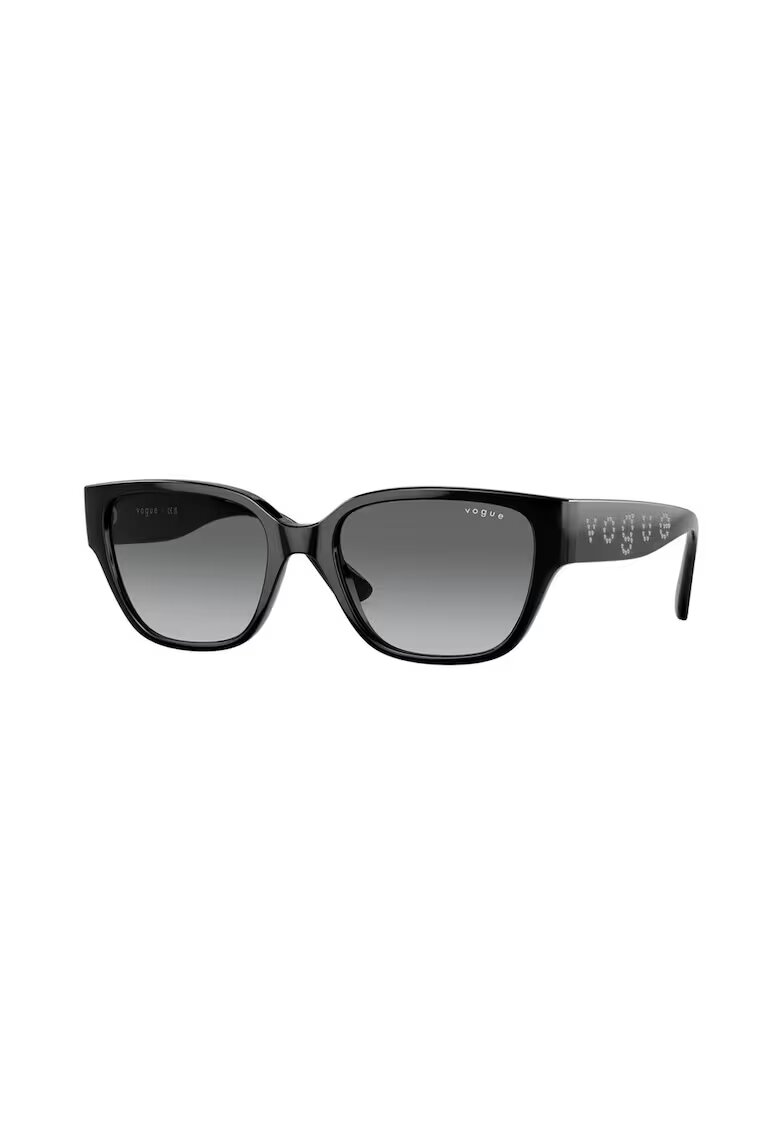 Vogue Eyewear Ochelari de soare cu logo cu strasuri - Negru