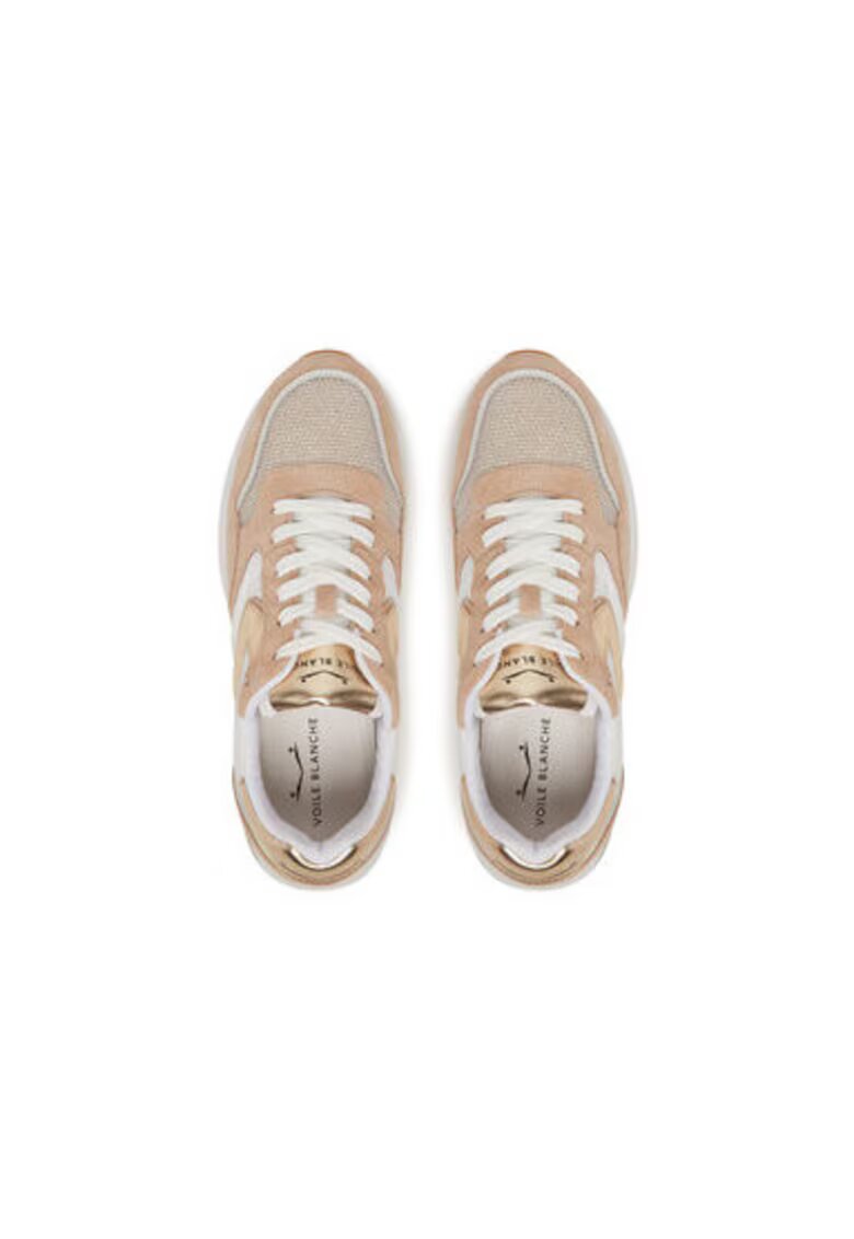Voile Blanche Pantofi sport dama - 2018651 - Piele naturala - 35 EU - Bej/Alb - Alb/Bej