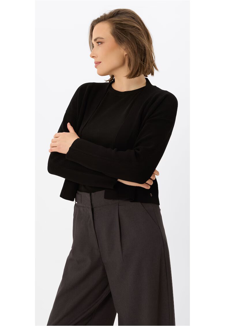 Volcano Cardigan scurt fara indichere - lejer - S-Miga - Negru - Negru