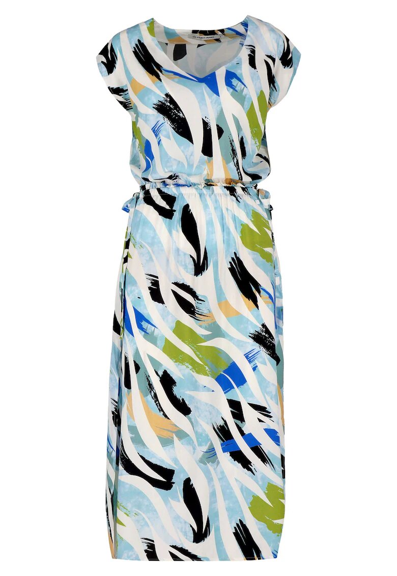 Volcano Rochie de vara G-Milos - albastru/alb/negru - Albastru multicolor