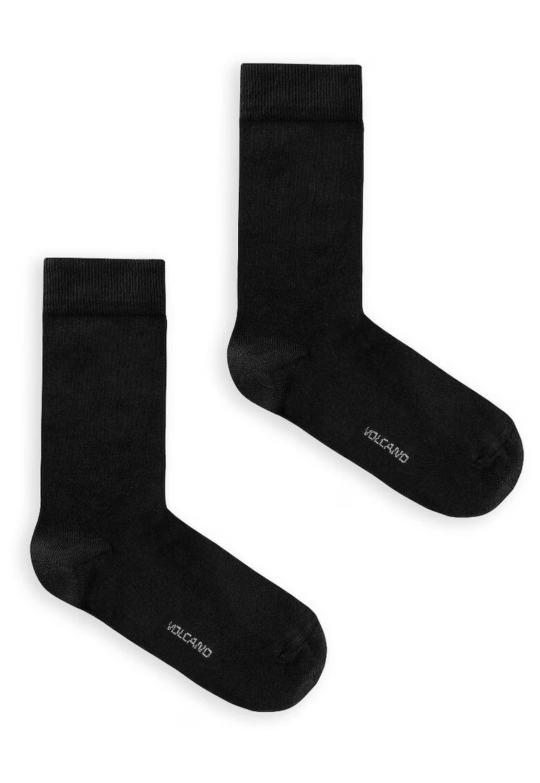 Volcano Sosete clasice - pentru barbati - A-REO - doua perechi - 45679 - Negru