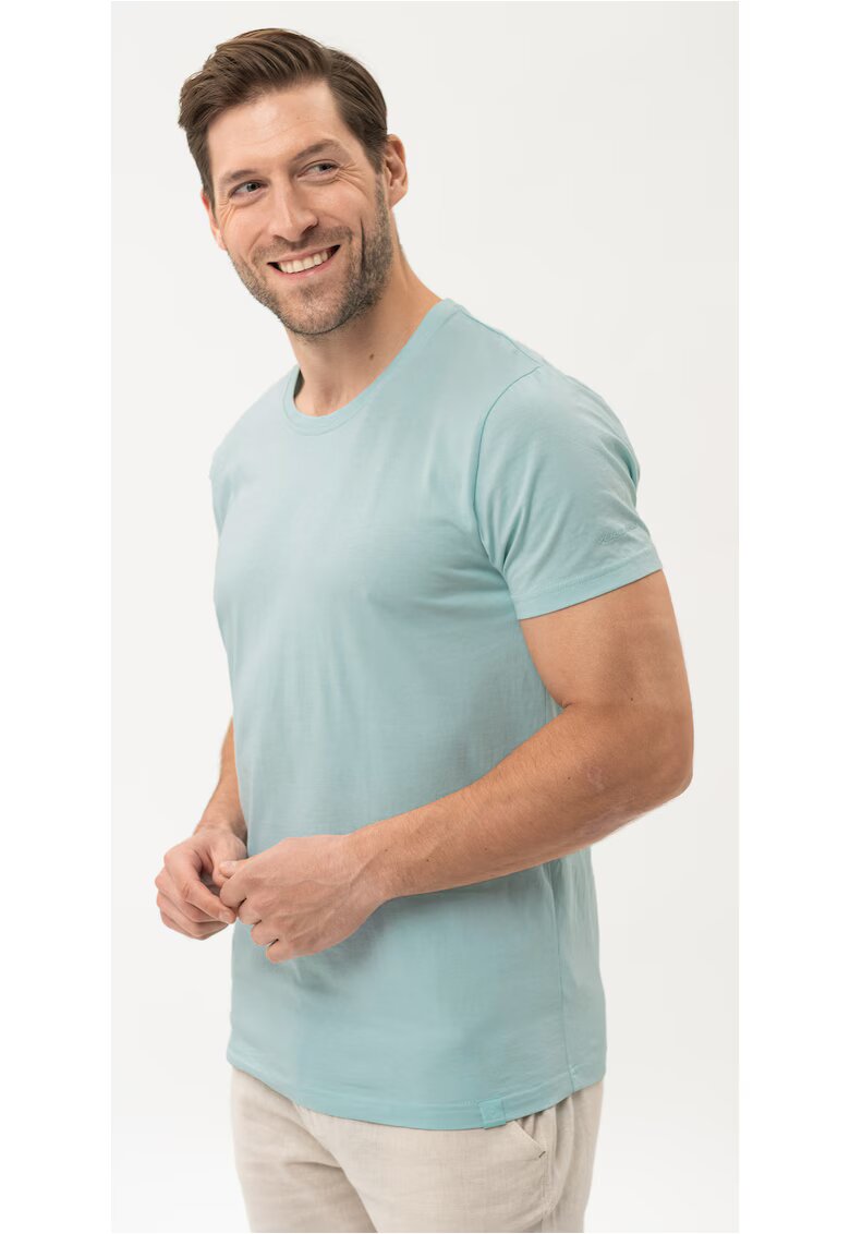 Volcano Tricou T-Basic pentru barbati - bej - menta