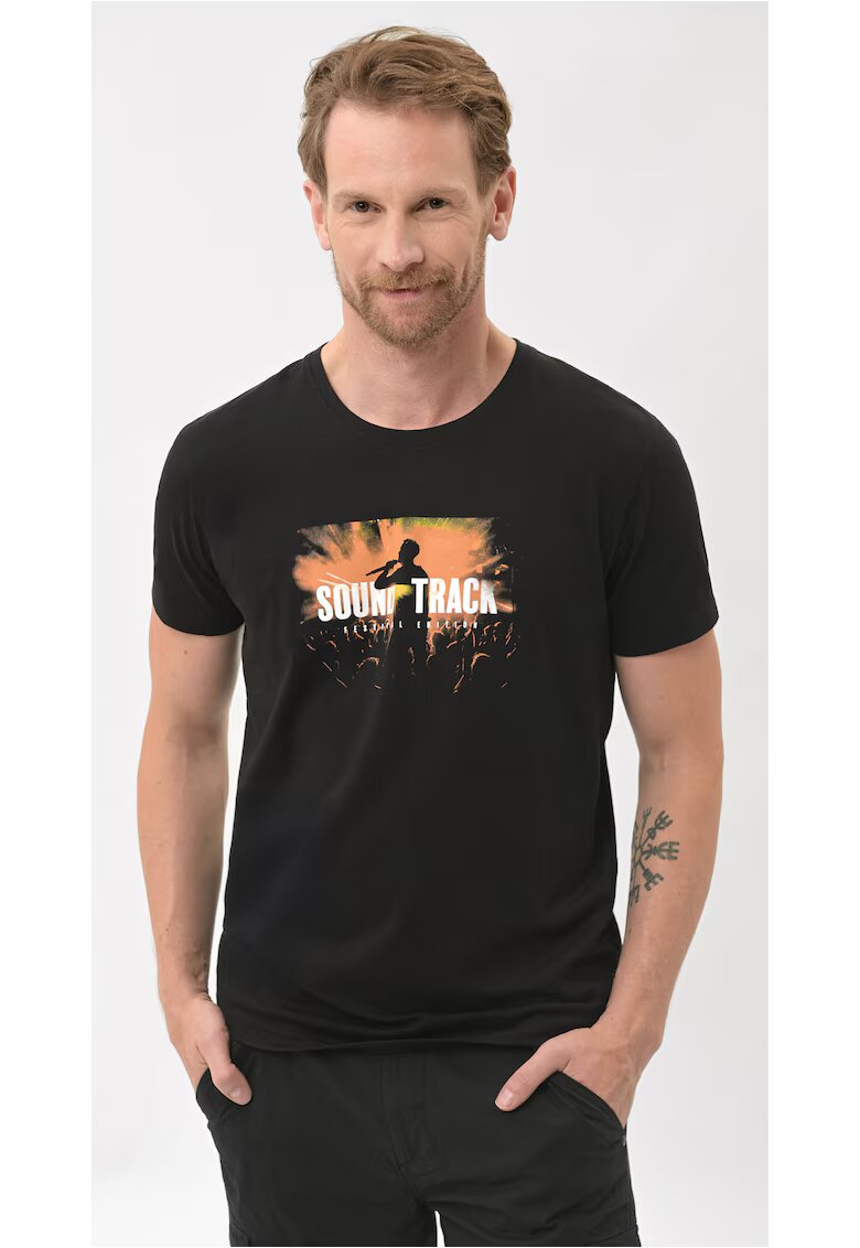 Volcano Tricou T-Festival pentru barbati - negru - Negru