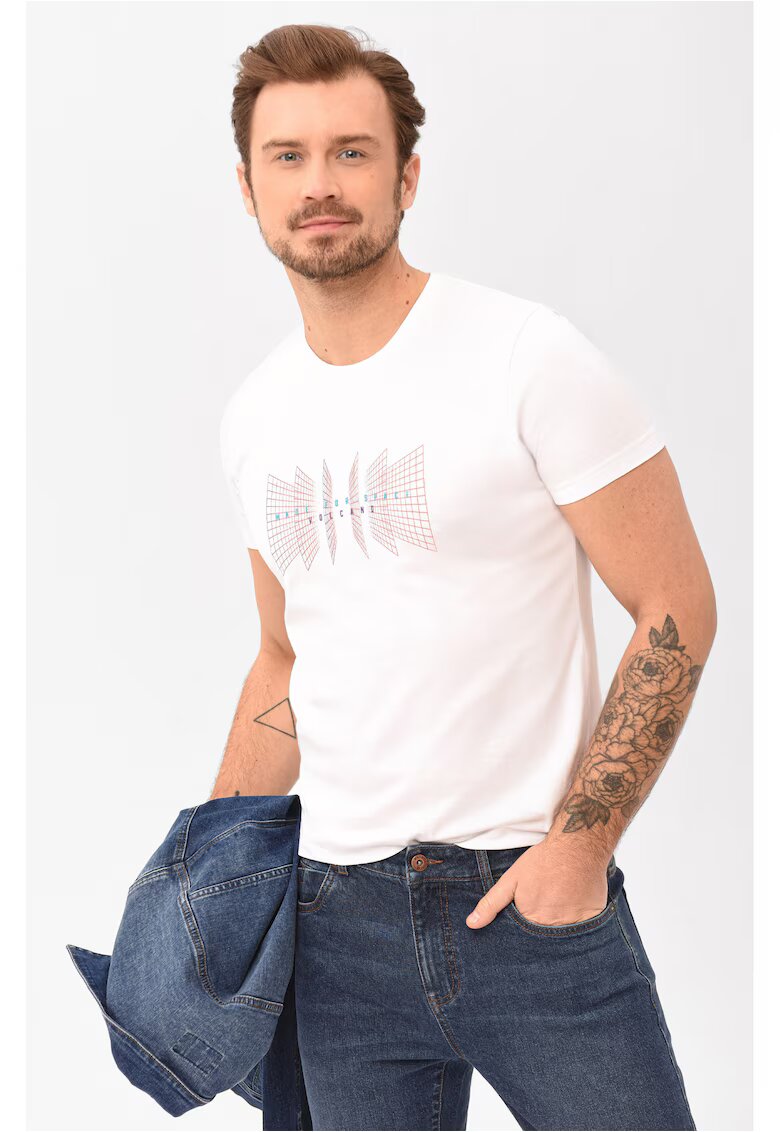 Volcano Tricou T-Flux pentru barbati - alb - Alb