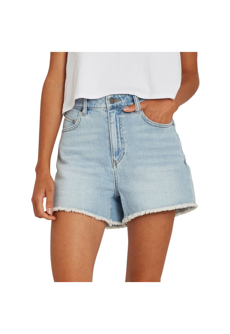 Volcom Pantaloni scurti dama denim - cinci buzunare - albastru -