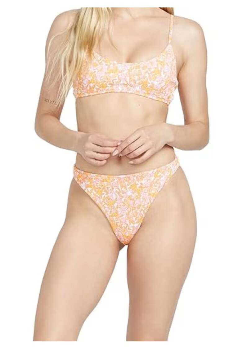 Volcom Slip de baie cu talie inalta Coco -