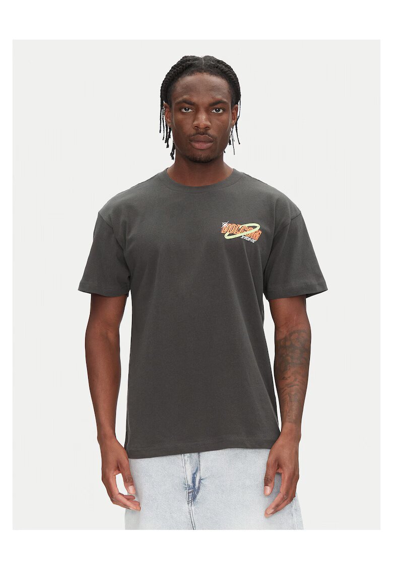 Volcom Tricou barbati gri - bumbac